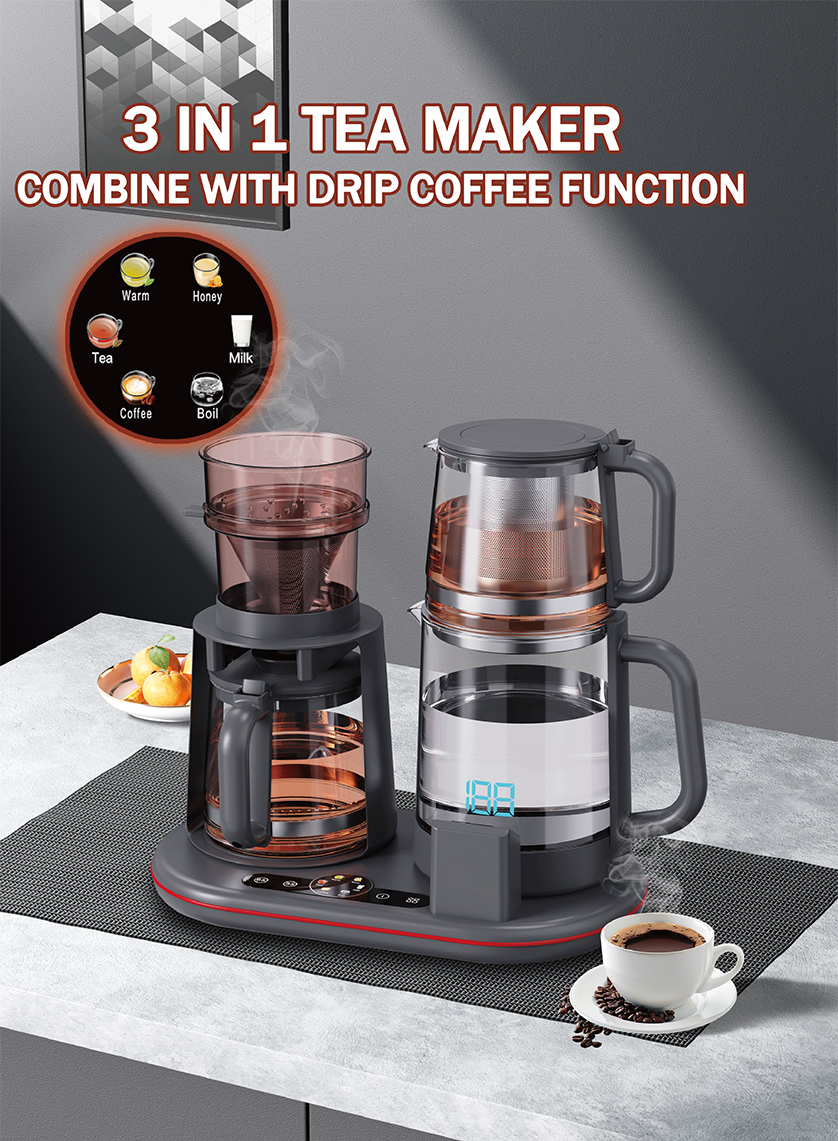 Ấm đun nước điện 1.7L+1.1L