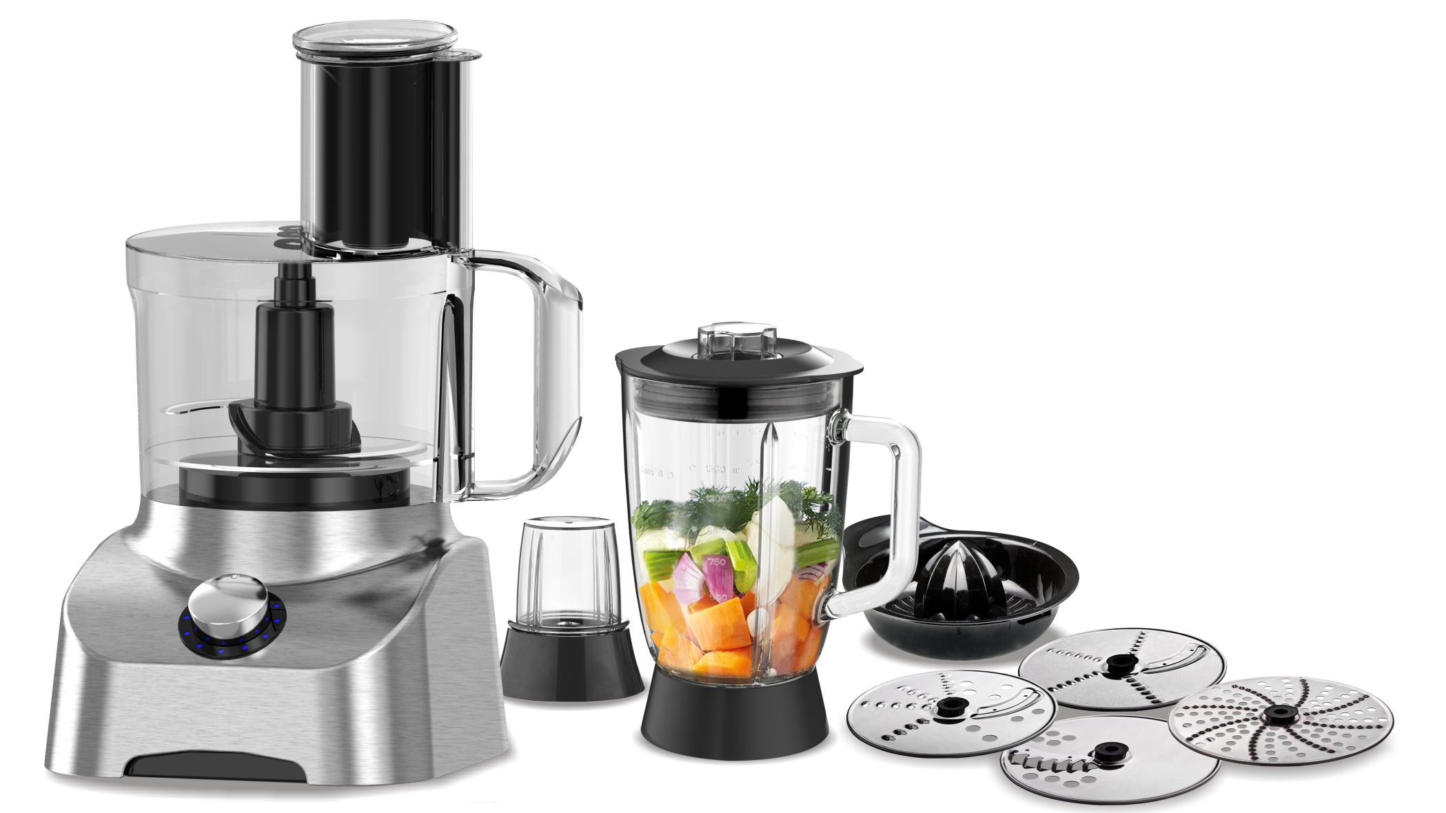 Máy xay sinh tố đa chức năng Máy xay thực phẩm Máy thái thịt có chân chống trượt lớn