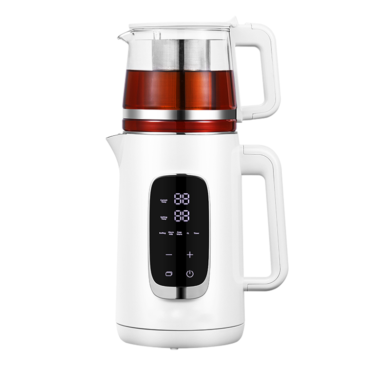 1500W Màn hình kỹ thuật số Kingle Tea Maker King Notle Tường không dây với điều khiển và màn hình nhạy cảm với cảm ứng