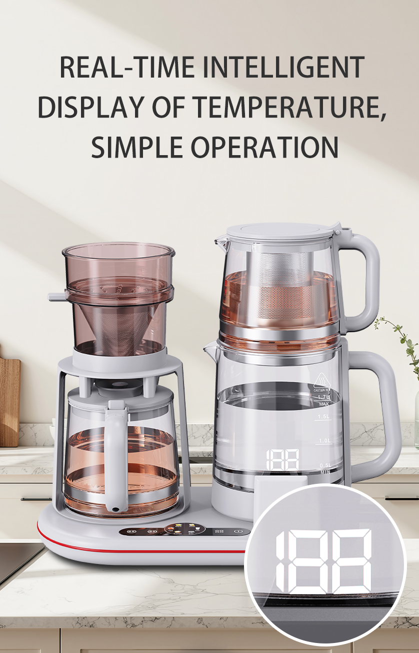Ấm Đun Nước Kèm Bộ Ấm Trà 1.1L Ấm Đun Nước Thủy