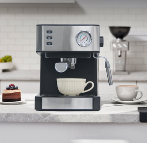 Máy pha cà phê điện nhỏ giọt Espresso 20Bar Máy pha cà phê Cappuccino với bình chứa nước trong suốt có thể tháo rời 1.6L 