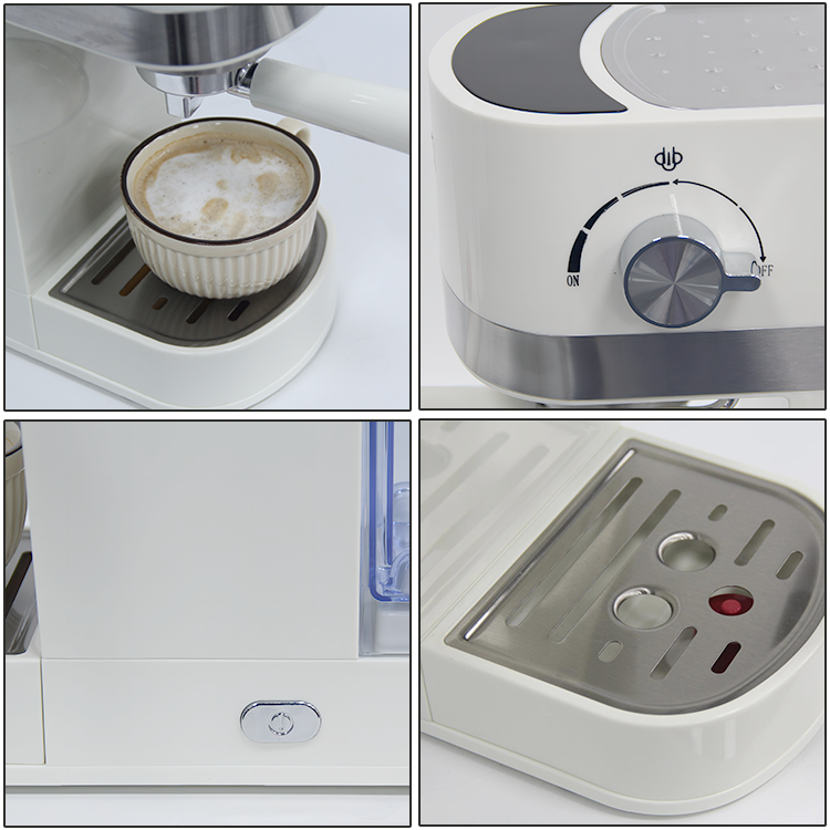 Mielux 20Bar Expresso Máy Pha Cà Phê Latte & Cappuccino Nhà Thép Không Gỉ Bọt Sữa Thổ Nhĩ Kỳ Cà Phê Máy