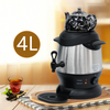 Phong Cách Mới Tiếng Ả Rập Samovar Trà Bộ Nồi Gốm Sứ Đôi Đôi Ấm Siêu Tốc Nồi Điện Samovar Ấm Siêu Tốc Với Nồi Gốm 