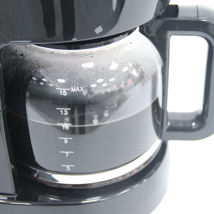 Máy pha cà phê Espresso nhỏ giọt 650W 1.5L 5-10 Cup màu đen