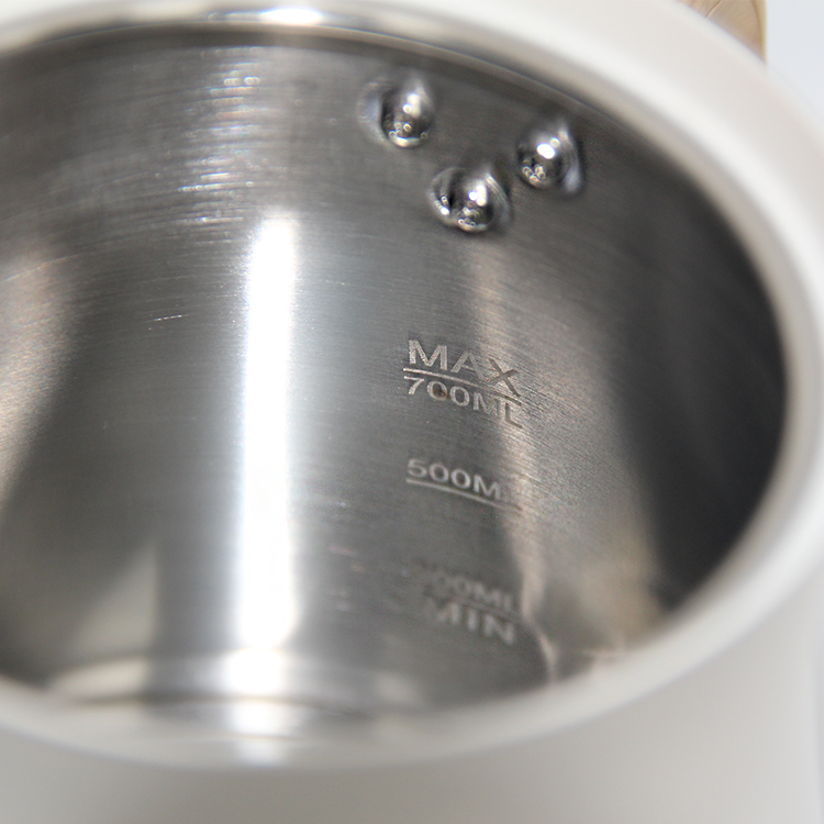 0.7L Điều Khiển Nhiệt Độ Biến Đổi Cà Phê Điện Ấm Siêu Tốc Trắng Pha Cà Phê Trà Đổ Trên Đồng Hồ Cà Phê Ấm Siêu Tốc