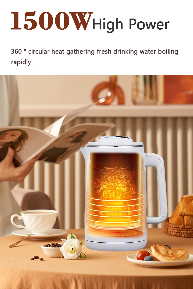 Thiết kế mới Tea Pot Digital 1.5L+1.1L SAMOVAR TUYỆT VỜI TUYỆT VỜI