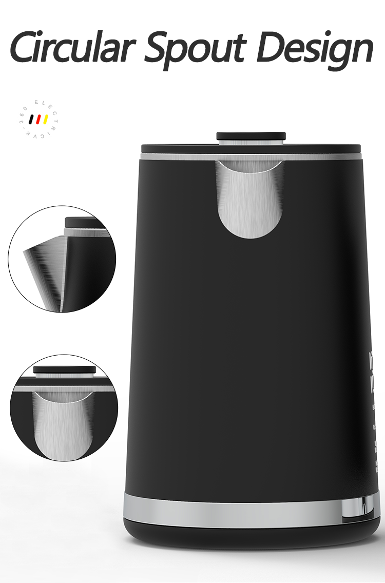 Thiết bị nhà bếp 1.5L Ấm+1.1L Teapot Double Electric Tea Maker Điều khiển nhiệt độ Kính hiển thị kỹ thuật số cho Tea High Tea cao