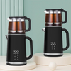 Yuekon 1.5L+1.1L Kettles Kettles Kettle và Teapot 2 In1 Layer Tea Layer Maker có kiểm soát nhiệt độ