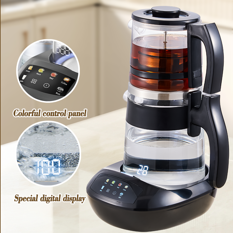 Ấm Trà Thổ Nhĩ Kỳ 2 Trong 1 Trung Đông Ả Rập Saudi Pha Trà Samovar Ấm Trà Điện Cho Nước Sôi