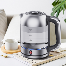 Thiết Bị Nhà Bếp Nước Gia Đình Đun Sôi Ấm Trà Thủy Tinh 2.0L Di Động Điện Không Dây Ấm Trà Thủy Tinh Máy 
