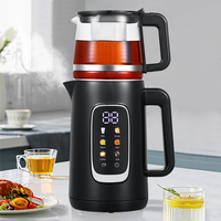 Tân thủy điện tiếng Ả Rập đen hiện đại Digital 2.6L SAMOVAR KETLEE TEEAN MAKER SET 