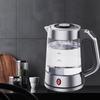 Thiết kế mới Ấm siêu tốc điện dung tích lớn 1.7L Thiết bị nhà bếp Máy pha trà tự động Giữ ấm Ấm siêu tốc thủy tinh 