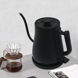 Ấm Siêu Tốc Điện Pha Trà Cổ Ngỗng 90 Độ Dòng Chảy Thẳng Đứng Thép Không Gỉ Nhỏ Giọt Ấm Siêu Tốc Cho Gia Đình Đổ Cà Phê Kettie