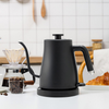 Di Động 1.0L Điện Ấm Đun Nước Cà Phê Xoay 360 Độ Căn Cứ Hộ Gia Đình 304 Thép Không gỉ Bình Cà Phê 