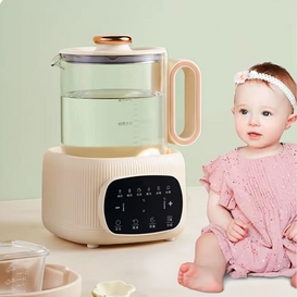 Thiết kế dung tích 1.3L Máy hâm sữa bình sữa cho bé Máy trộn sữa và ấm đun nước 3in1 có chức năng loại bỏ clo