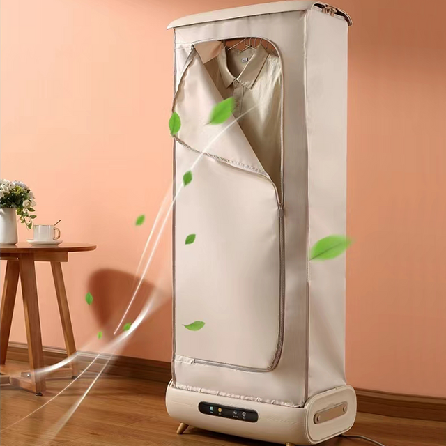 Gấp dễ dàng cài đặt Nhiệt độ cao Hơi nước điện thơm Vali Máy sấy quần áo