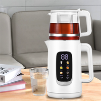 Thiết bị gia dụng Thép không gỉ Mideast bằng thép không gỉ Năng lượng ấm Kingle Set Electric Tea Tea Maker 2 trong 1 với điều khiển nhiệt độ 