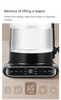 Đế xoay 360 Ấm đun nước điện thủy tinh 1.5l + 1.1l Ấm đun nước điện kiểu Thổ Nhĩ Kỳ kiểu Nga Samovar 