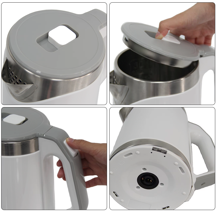 Hộ gia đình 2.0l Thép không gỉ Máy pha trà Điện Bảo vệ Nước không dây Nồi hơi Điện Bình Ấm siêu tốc 