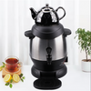 Điện 2 Trong 1 Samovar Gốm Sứ Trắng Men 5 Lít Trà Thời Trang Thổ Nhĩ Kỳ Nga Điện Samovar Pha Trà