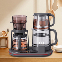 Ấm đun nước kỹ thuật số thông minh 3 trong 1 Điều khiển bằng cảm ứng Cài đặt nhiệt độ Bảng điều khiển thông minh Ấm đun nước pha trà và cà phê gia đình