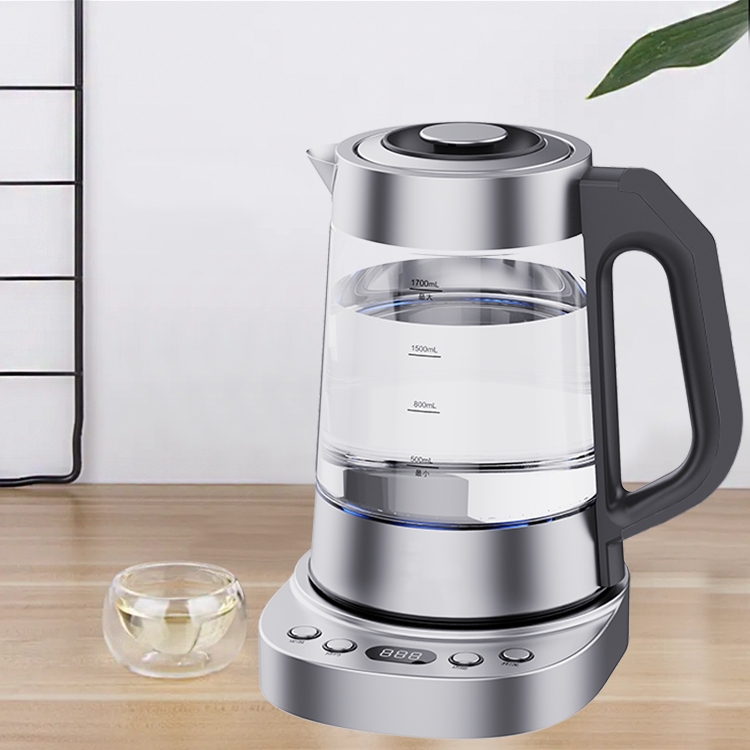Thiết Bị Nhà Bếp Và Gia Đình 1850W 1.7LElectric Nước Ấm Siêu Tốc Thủy Tinh Điện Trà Máy Ấm Trà Thủy Tinh 