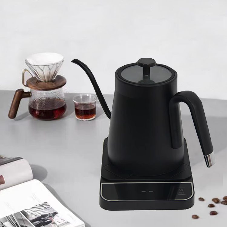 Đổ Trên 90 Độ Ấm Siêu Tốc Cổ Ngỗng Có Thể Điều Chỉnh Nhiệt Độ Thân Bằng Thép Không Gỉ Ấm Điện Di Động Thông Minh Cho Hộ Gia Đình