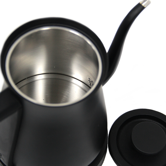 Bình trà cà phê bằng thép không gỉ 600ml 1200w Đổ qua ấm đun nước cà phê Cổ ngỗng Ấm đun nước điện