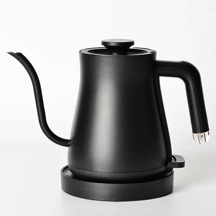 Bình trà cà phê bằng thép không gỉ 600ml 1200w Đổ qua ấm đun nước cà phê Cổ ngỗng Ấm đun nước điện