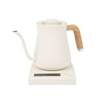 Thiết bị gia dụng khách sạn Ấm đun nước cà phê cổ ngỗng Nồi cà phê điện 1.8l không dây cho nồi hơi cầm tay Điện đổ qua máy pha cà phê