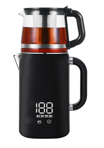 Hộ Gia Đình Nước Nóng Ấm Trà Ấm Siêu Tốc Samovar Pha Trà Điện Ấm Siêu Tốc Bộ Khay Có Điều Khiển Nhiệt Độ Kỹ Thuật Số 