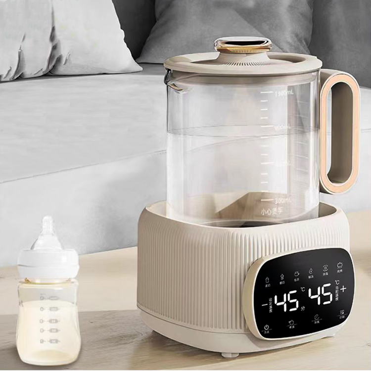 Thiết kế dung tích 1.3L Máy hâm sữa bình sữa cho bé Máy trộn sữa và ấm đun nước 3in1 có chức năng loại bỏ clo