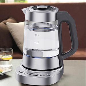 Nhà Bếp Phổ Biến 1.7L Nga Điện Ấm Siêu Tốc Thủy Tinh Samovar Nước Nồi Hơi Pha Trà Ấm Siêu Tốc Điện