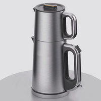 Ấm đun nước điện thông minh 2.0L Máy pha trà điện Samovar có bộ khay điều khiển nhiệt độ