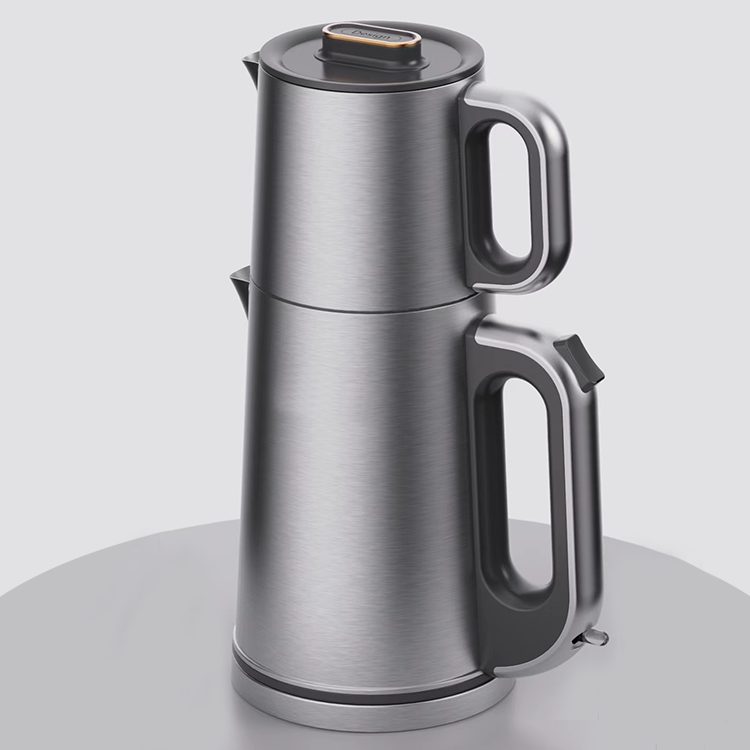 Ấm đun nước điện thông minh 2.0L Máy pha trà điện Samovar có bộ khay điều khiển nhiệt độ