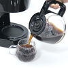 Máy pha cà phê Espresso nhỏ giọt 650W 1.5L 5-10 Cup màu đen