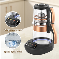 Thiết bị gia dụng mới nhất Lran Glass Tea Tea 1500W Tea Machime Double Glass Maker Machime Machime với Infuser