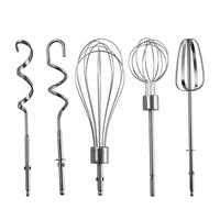 Nhà bếp đa chức năng chuyên nghiệp 3 trong 1 bộ trộn thực phẩm bằng thép không gỉ bộ phận đánh trứng trứng móc