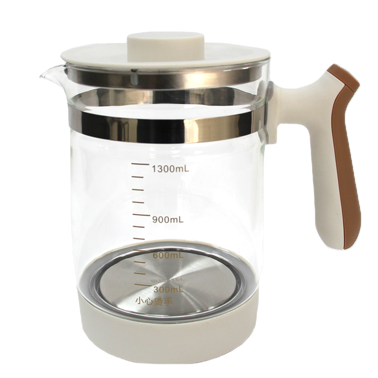 Chất Lượng Cao 1.3L Trà Nóng Ấm Siêu Tốc Bình Giữ Nhiệt Bộ Điều Chế Công Thức Ấm Sữa Thủy Tinh Ấm Siêu Tốc Điện
