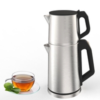  Bếp thông minh 2.0L Ấm đun nước điện Samovar Máy pha trà điện có bộ khay điều khiển nhiệt độ