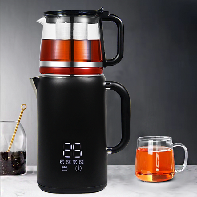 Điện Chất Lượng Cao Nga Samovar Hervidor De Agua Electrico Nước 2 Trong 1 Ấm Siêu Tốc Ấm Trà Ấm Siêu Tốc Bộ Cho Nhà Bếp