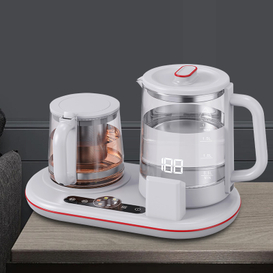 New1.7L + 1.1L Ấm Trà Điện Đa Năng Nước Nóng Đun Sôi Điện Kỹ Thuật Số Ấm Siêu Tốc Giữ Ấm Ấm Siêu Tốc