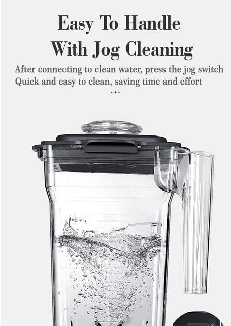 1800W Lớn Mạnh Thực Phẩm Công Nghiệp Multifuncional Tốc Độ Cao Sinh Tố Trái Cây Nhà Bếp Điện Thực Phẩm Phối