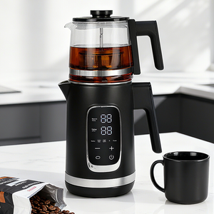 Nhà Thông Minh Thiết Bị Nhà Bếp Điện Nồi Sôi Điều Khiển Kỹ Thuật Số 1.5 + 1.1L Ấm Siêu Tốc Kép Pha Trà Ấm Siêu Tốc Không Dây Với Bình Trà