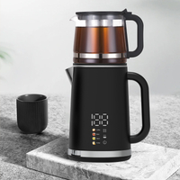 Thiết bị gia dụng Thiết kế mới Nhà máy điện Keitle Borosilicate Borosilicate Maker Double Wall Wall Tea Tea Tea For High Tea